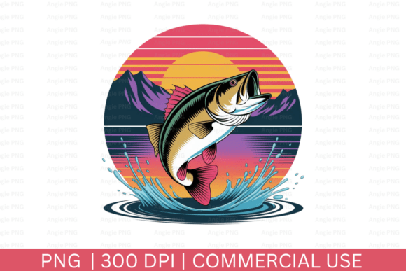 Bass Fish PNG, Father’s Day