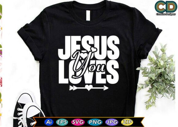 JESUS LOVES YOU Christian T-shirt